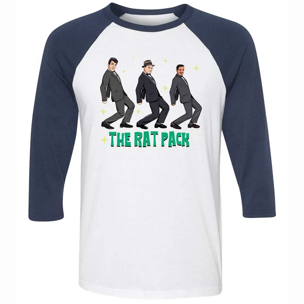 Unisex 3/4 Baseball Tee - 7QCJ13AR - White/Navy - 8