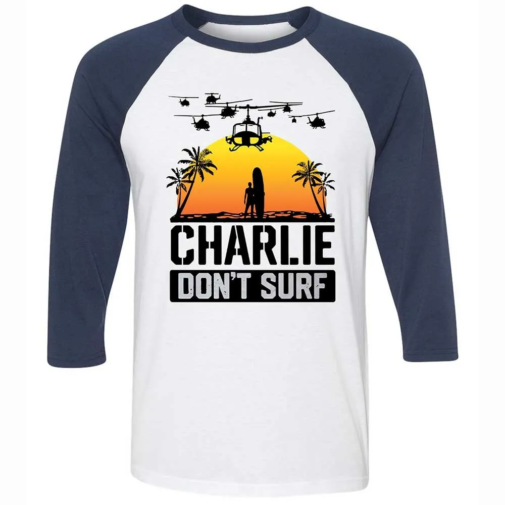 Unisex 3/4 Baseball Tee - NMUNPNTJ - White/Navy - 8