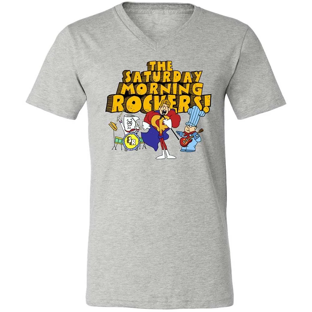 Unisex V-Neck T-Shirt - GB2ZY9D8 - Athletic Heather - 2