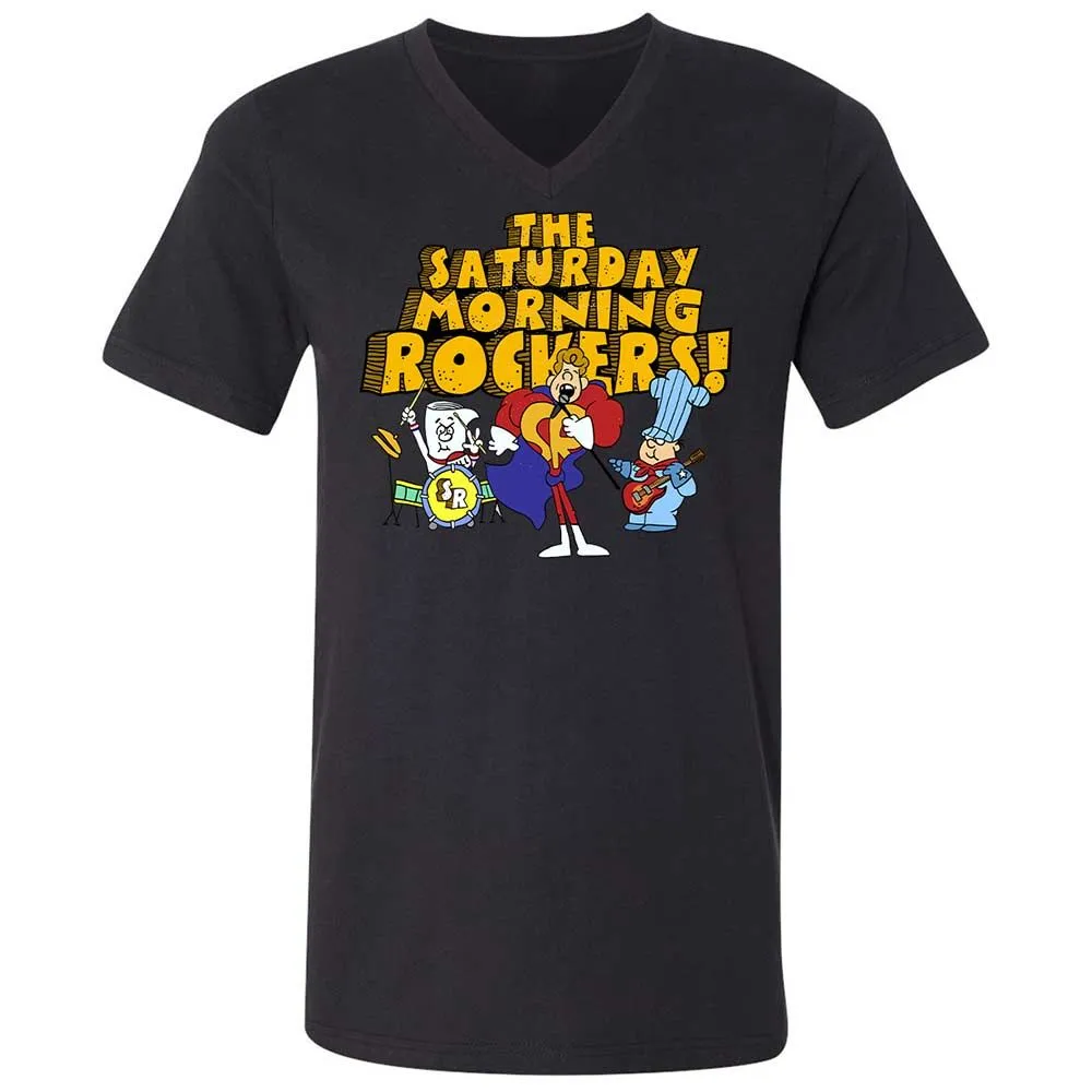 Unisex V-Neck T-Shirt - GB2ZY9D8 - Black - 11