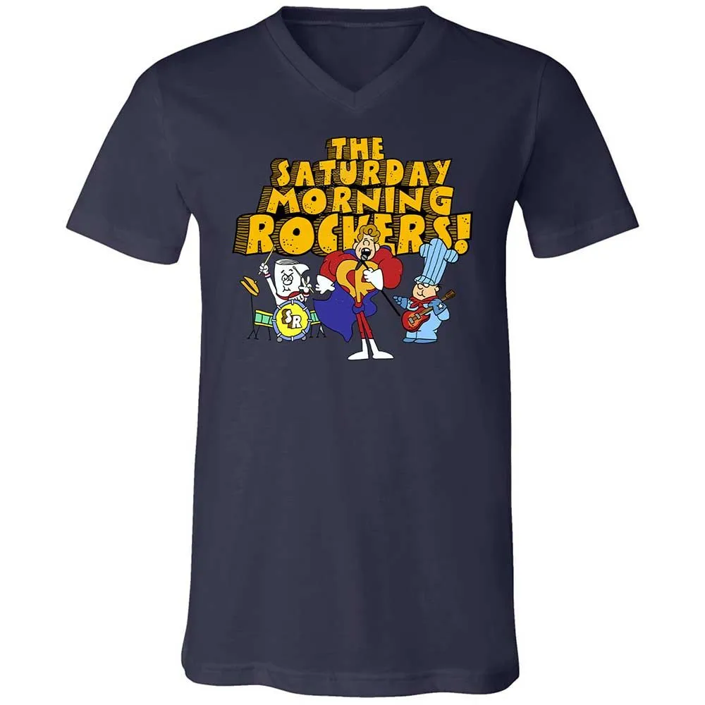 Unisex V-Neck T-Shirt - GB2ZY9D8 - Navy - 12