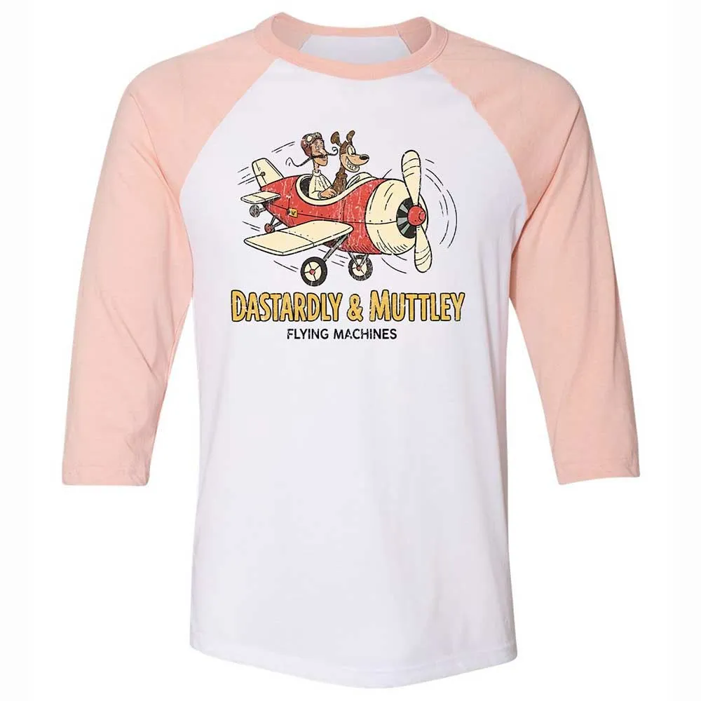 Unisex 3/4 Baseball Tee - NBMZSPXS - White/Heather Peach - 5