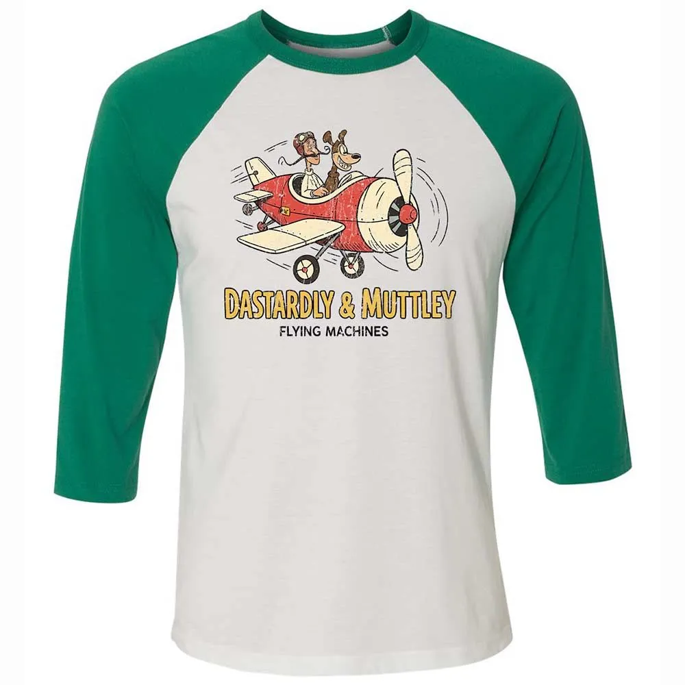 Unisex 3/4 Baseball Tee - NBMZSPXS - White/Kelly - 6