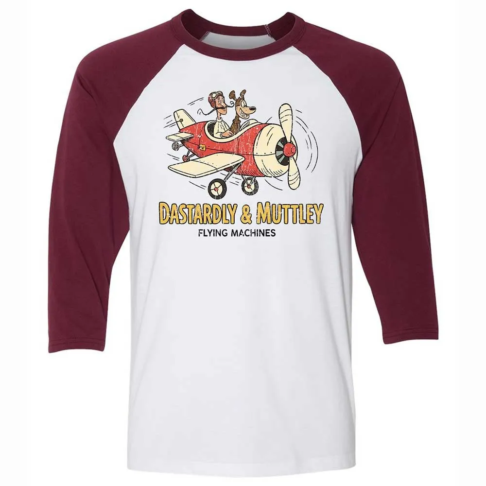 Unisex 3/4 Baseball Tee - NBMZSPXS - White/Maroon - 7