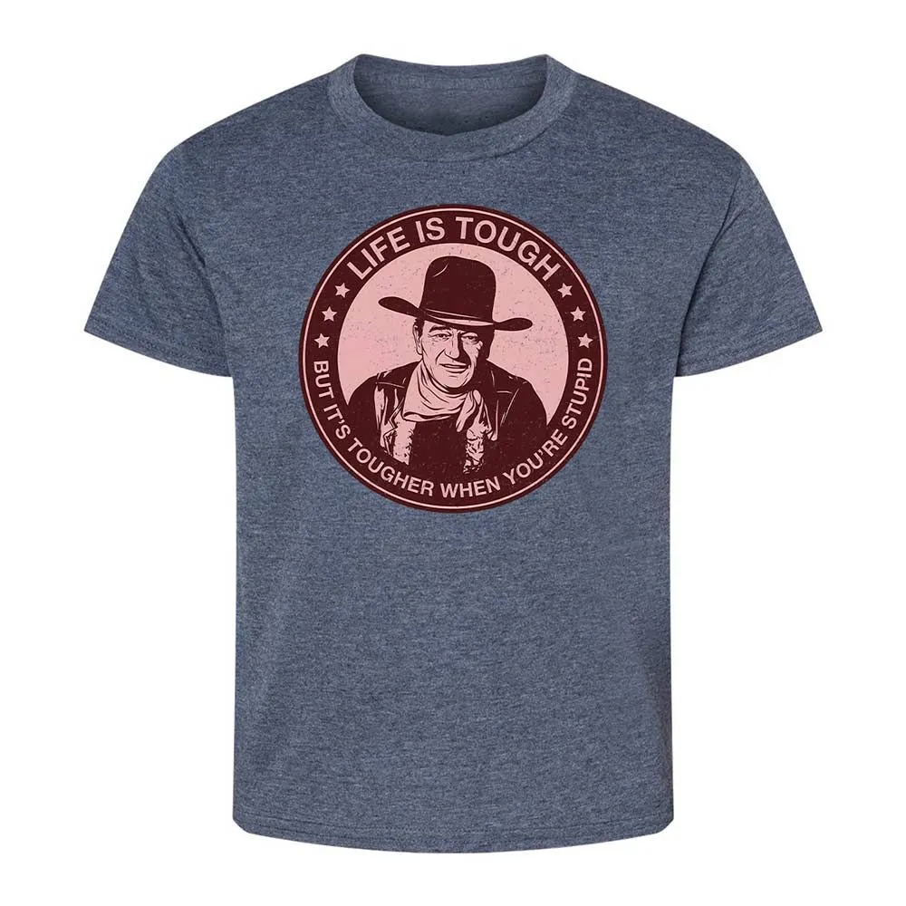 Kids T-Shirt - B9B2MFJM - Heather Navy - 15