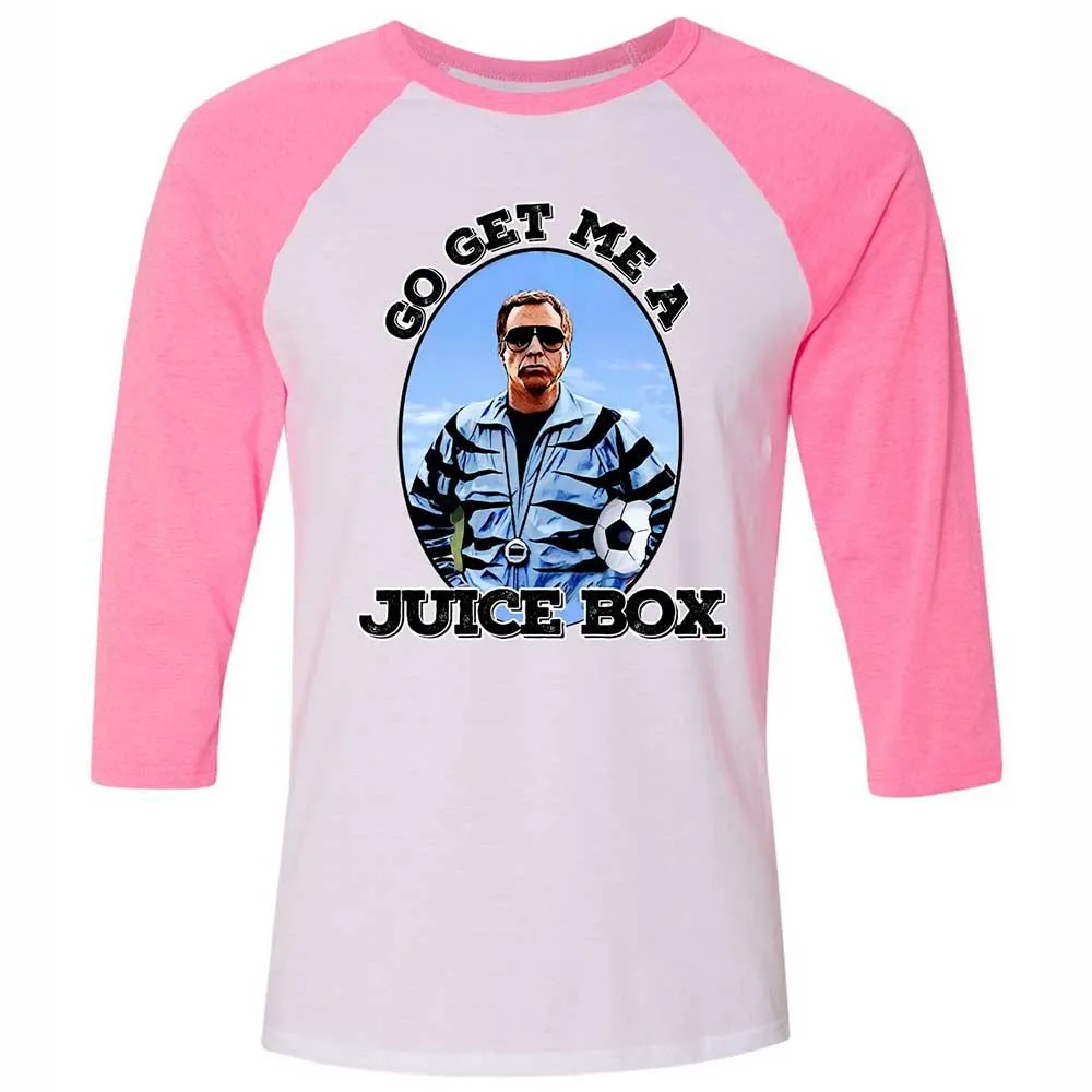 Unisex 3/4 Baseball Tee - R6VN2BYR - White/Neon Pink - 12