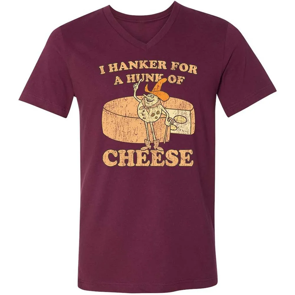 Hanker For A Hunk Of Cheese - Maroon - 14