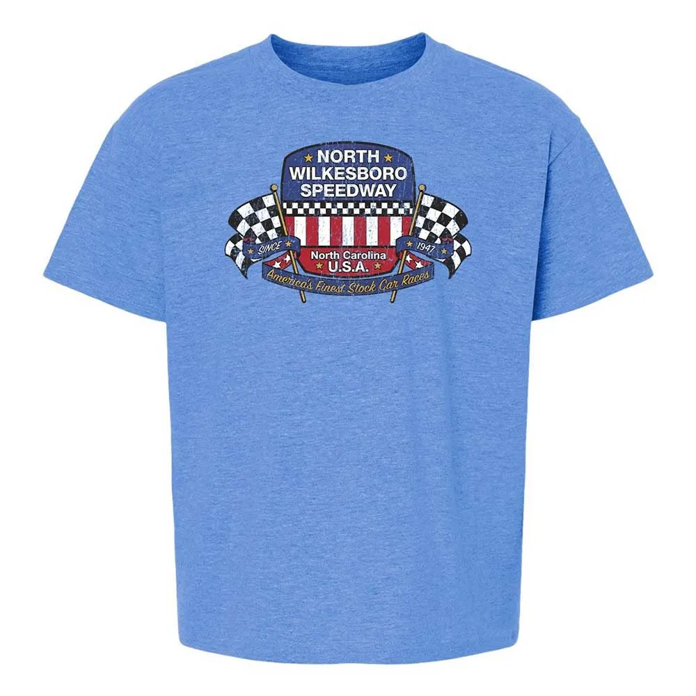 Kids T-Shirt - 9BRV2JKB - Heather Royal - 14