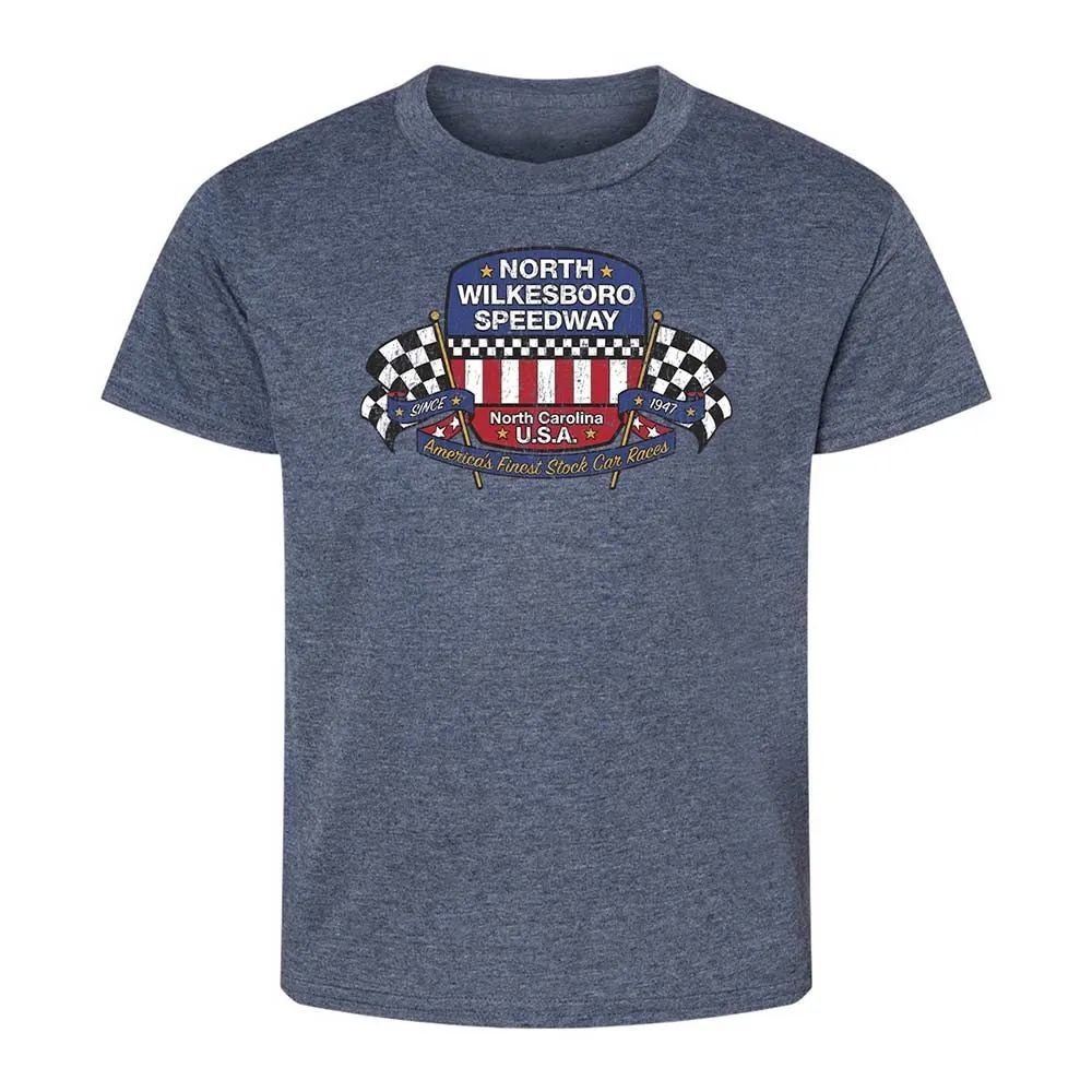 Kids T-Shirt - 9BRV2JKB - Heather Navy - 15