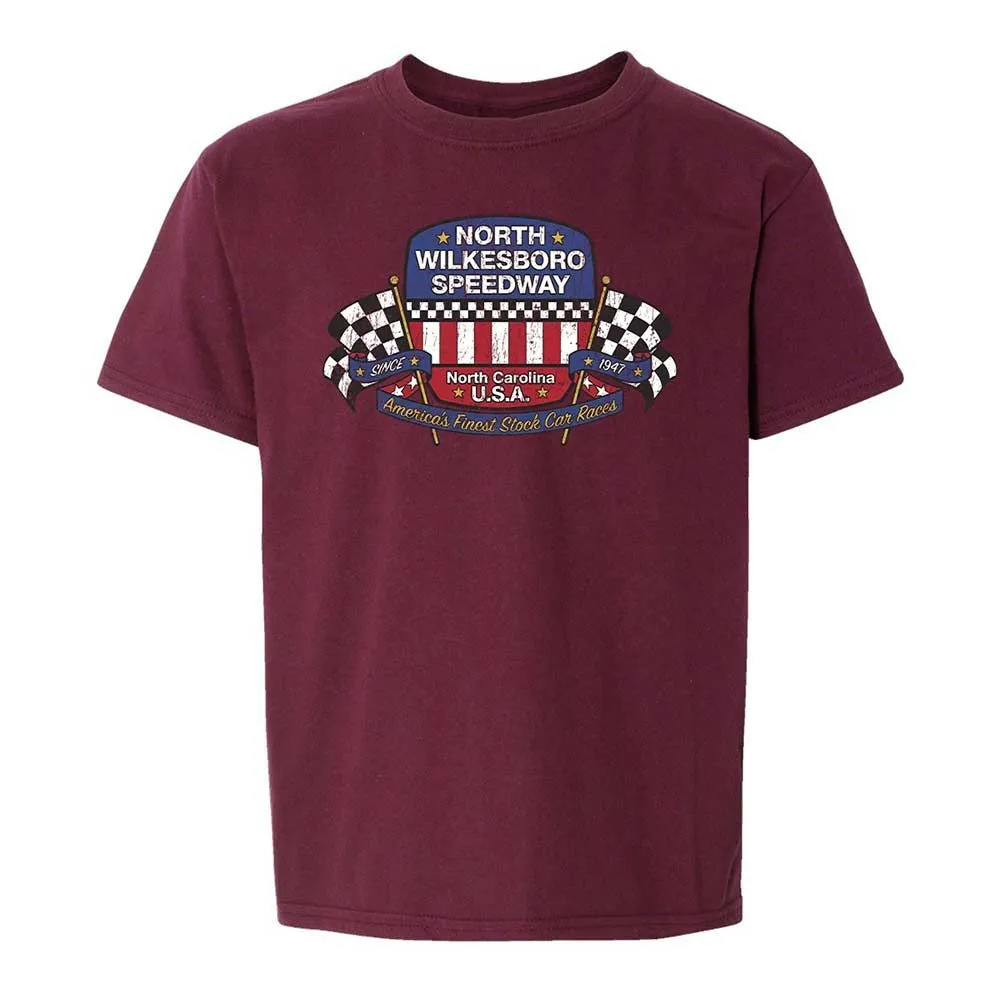 Kids T-Shirt - 9BRV2JKB - Maroon - 19