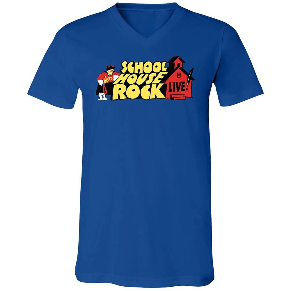 Unisex V-Neck T-Shirt - EWRLL12S - True Royal - 3