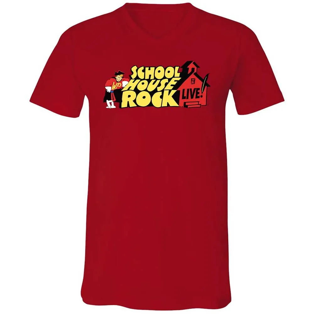 Unisex V-Neck T-Shirt - EWRLL12S - Red - 5
