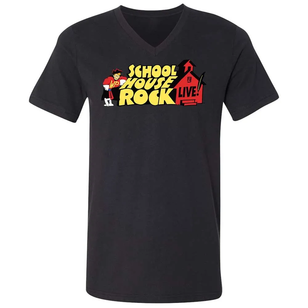 Unisex V-Neck T-Shirt - EWRLL12S - Black - 11