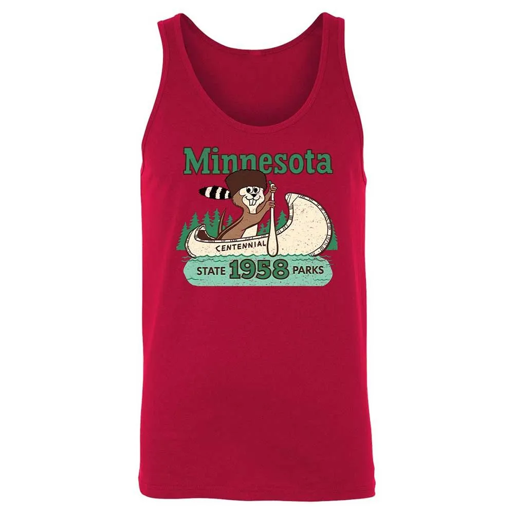 Unisex Jersey Tank - 91EHF25B - Red - 3