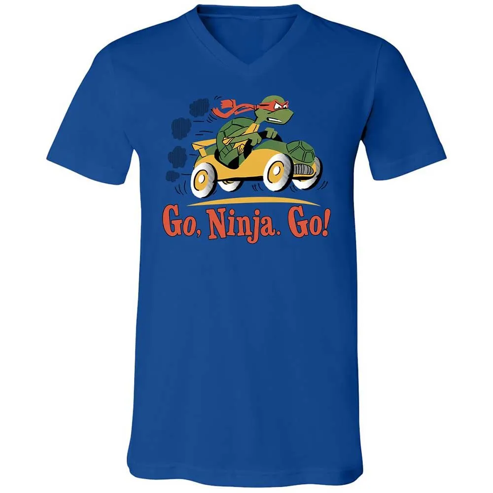 Unisex V-Neck T-Shirt - Z5DSMUE8 - True Royal - 3