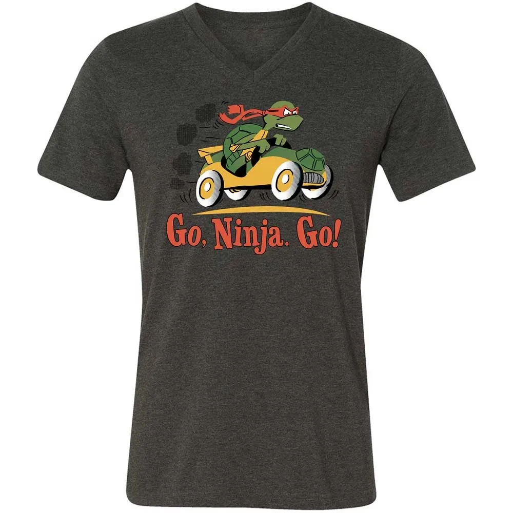 Unisex V-Neck T-Shirt - Z5DSMUE8 - Dark Grey Heather - 8