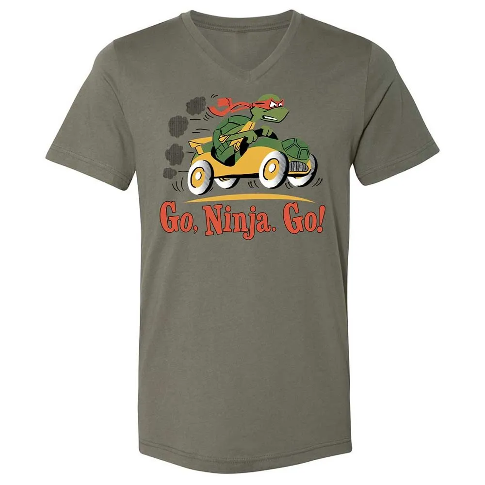 Unisex V-Neck T-Shirt - Z5DSMUE8 - Military Green - 15