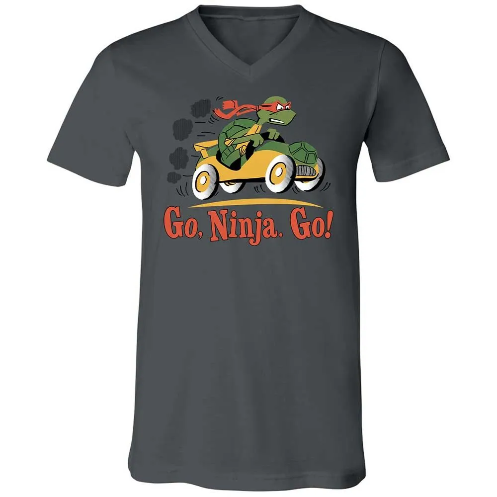 Unisex V-Neck T-Shirt - Z5DSMUE8 - Asphalt - 16