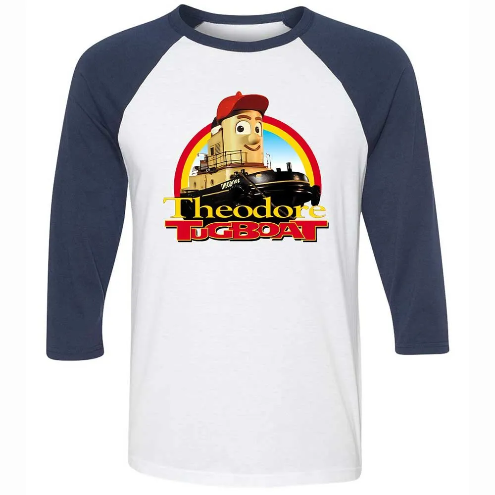 Theodore Tugboat - White/Navy - 8
