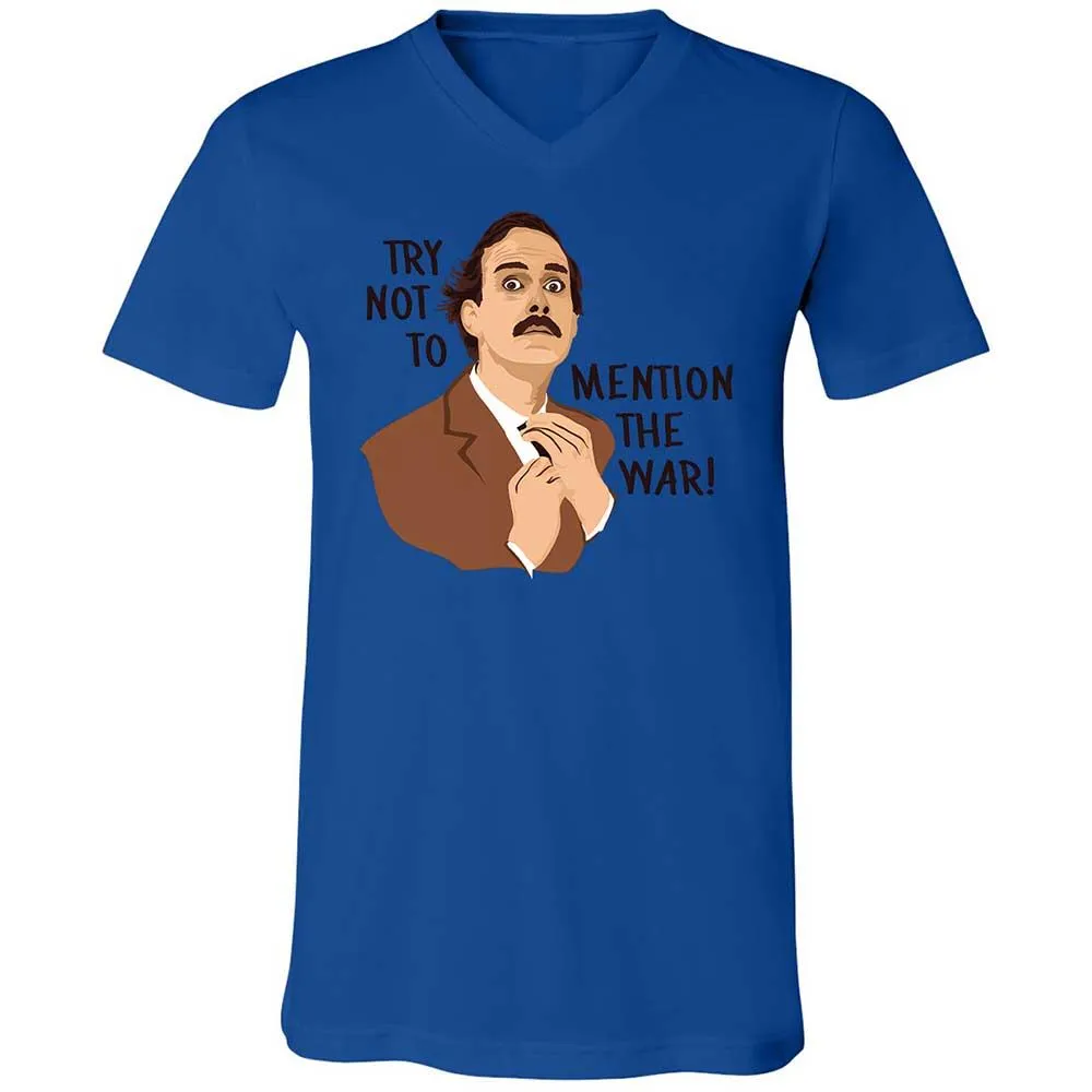 Unisex V-Neck T-Shirt - ZZZSSWFB - True Royal - 3