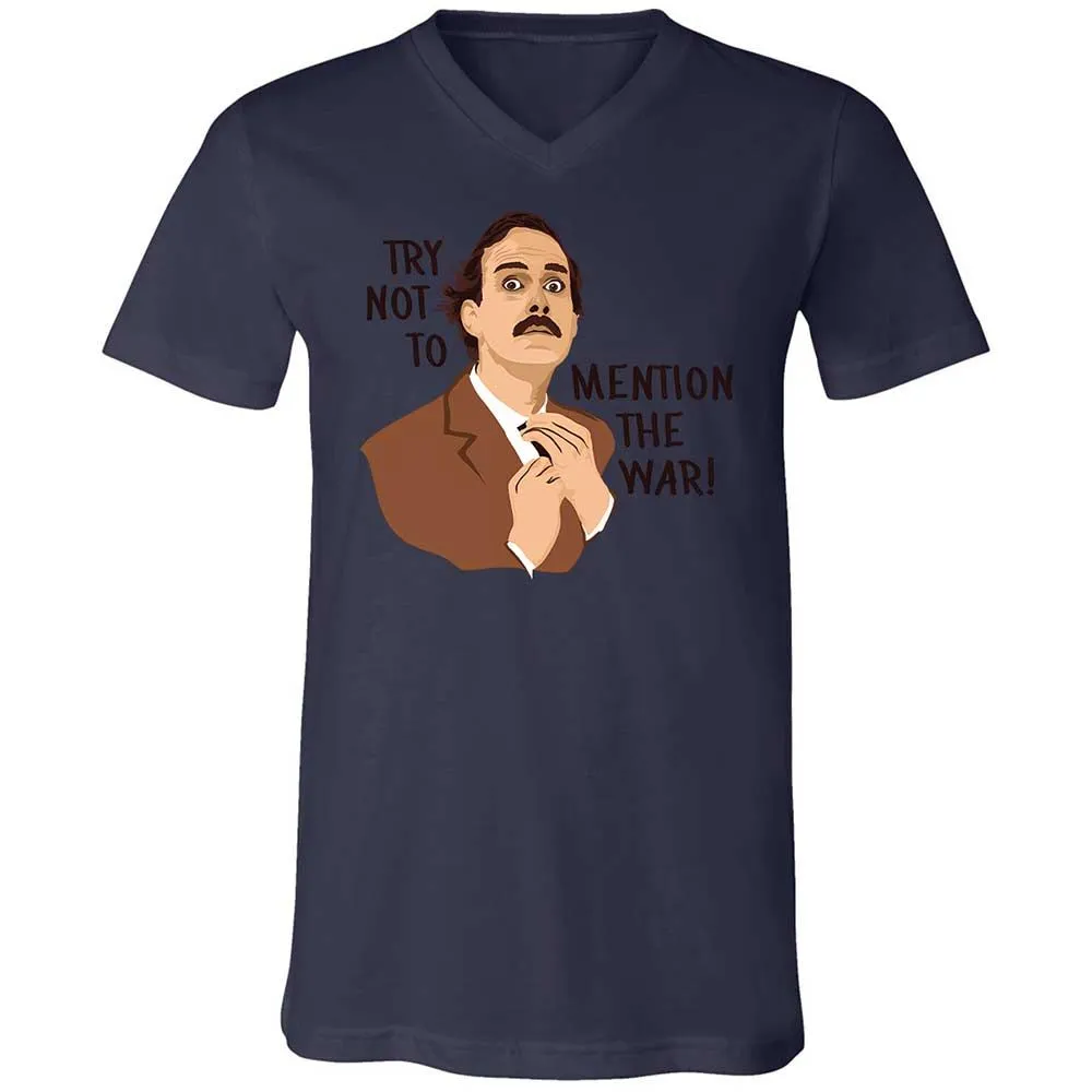 Unisex V-Neck T-Shirt - ZZZSSWFB - Navy - 12