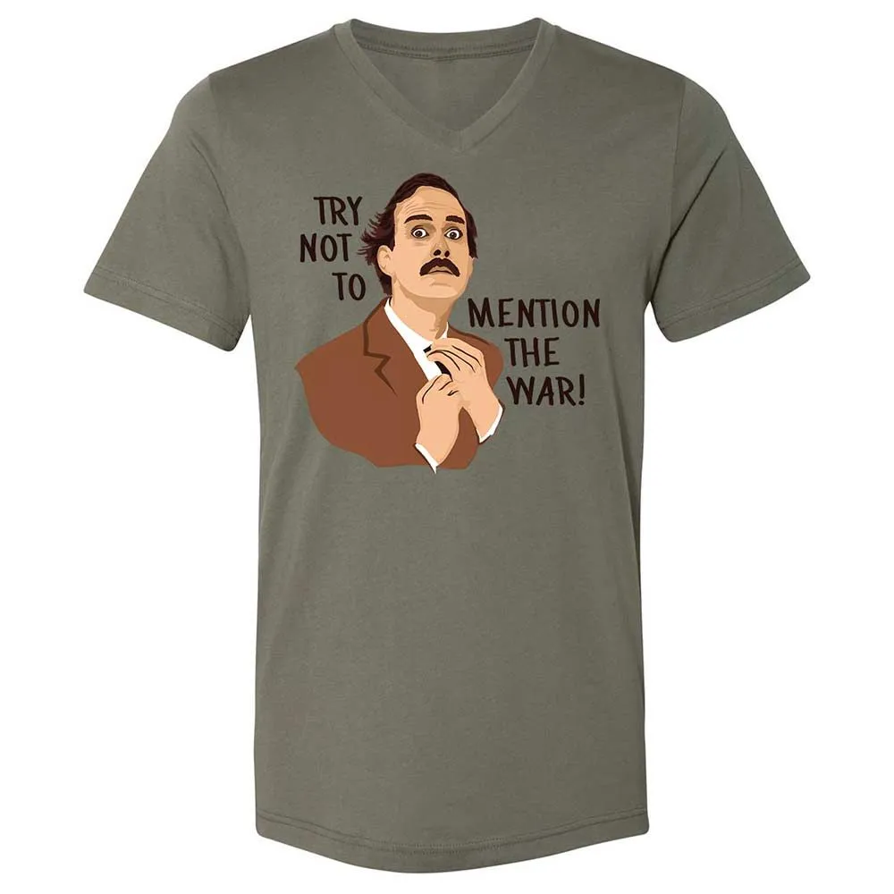 Unisex V-Neck T-Shirt - ZZZSSWFB - Military Green - 15