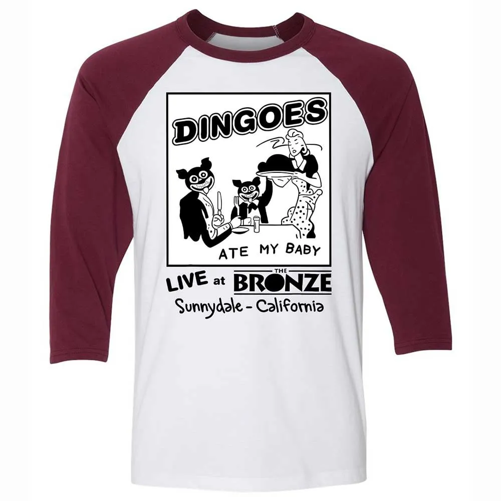 Dingoes Ate My Baby - White/Maroon - 7