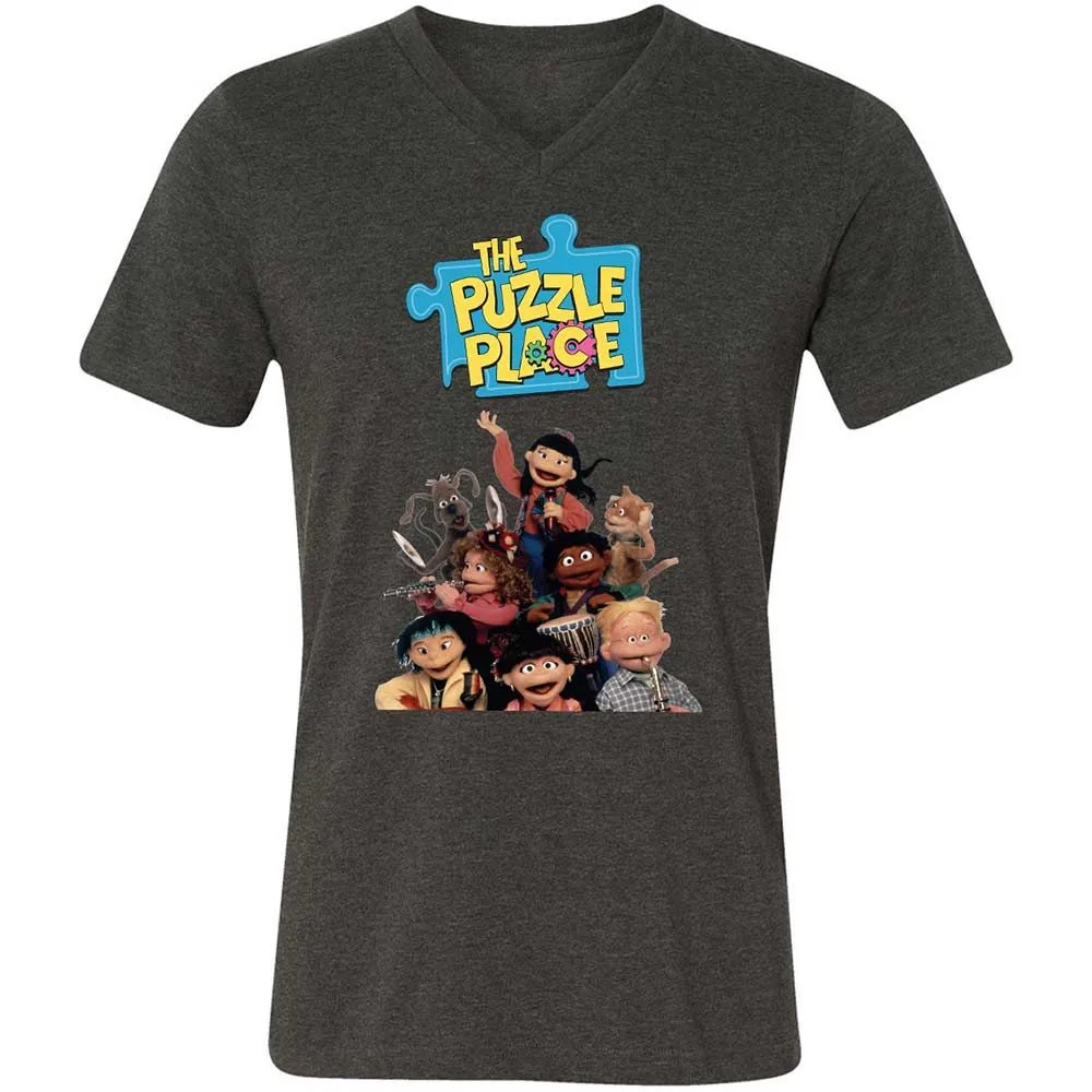 The Puzzle Place - Dark Grey Heather - 8