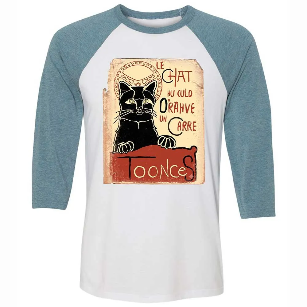Toonces - Le Chat Noir - White/Denim - 3