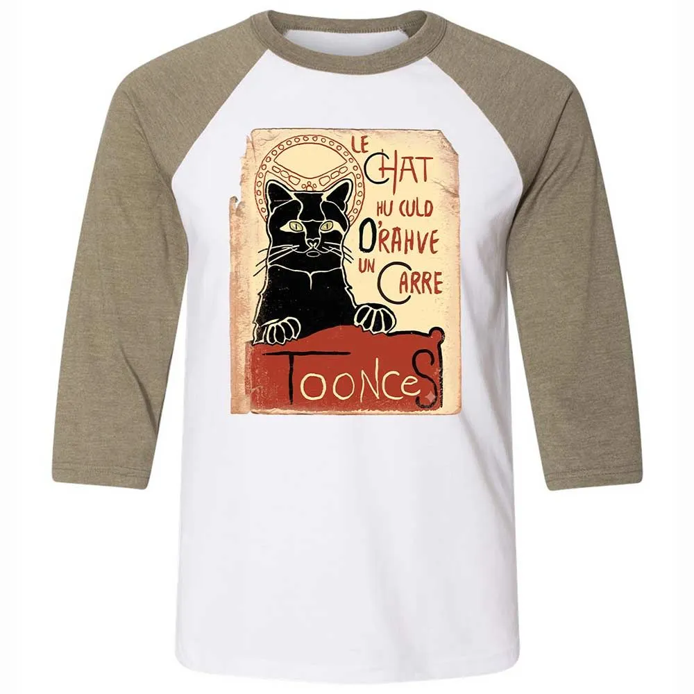 Toonces - Le Chat Noir - White/Heather Olive - 4
