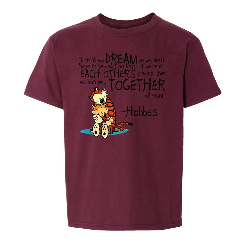 Calvin Hobbes Dreams - Maroon - 19