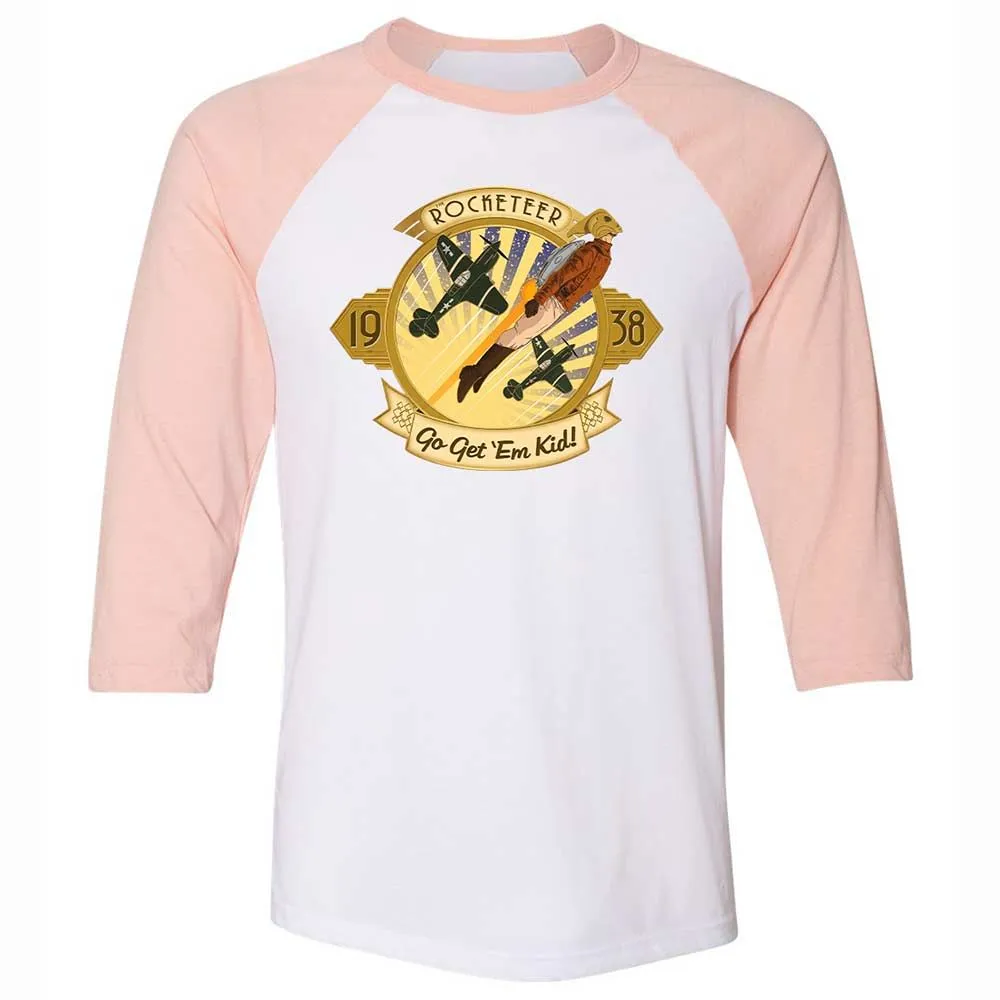Go Get 'Em Kid - White/Heather Peach - 5