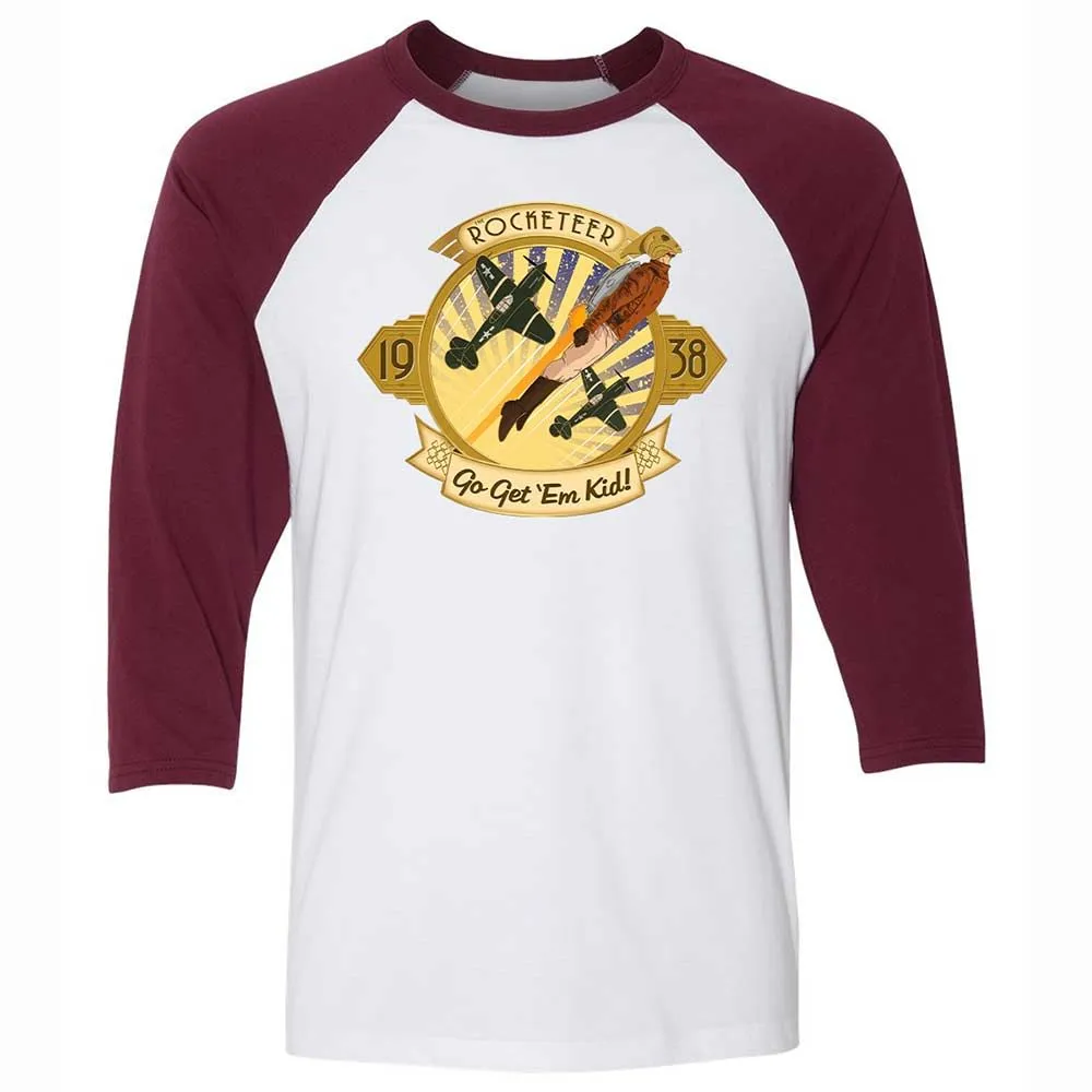 Go Get 'Em Kid - White/Maroon - 7
