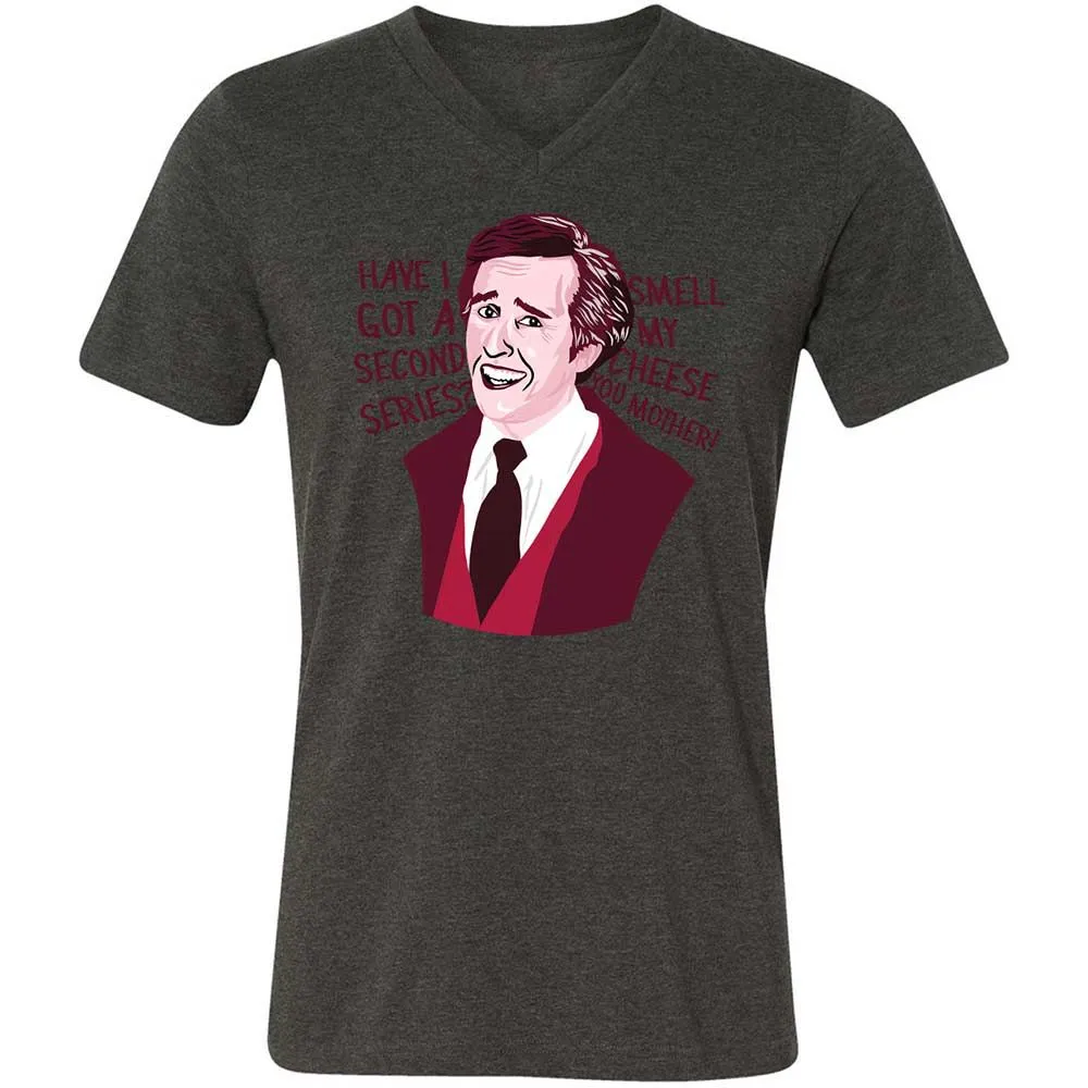 Unisex V-Neck T-Shirt - TTN1YEZG - Dark Grey Heather - 8