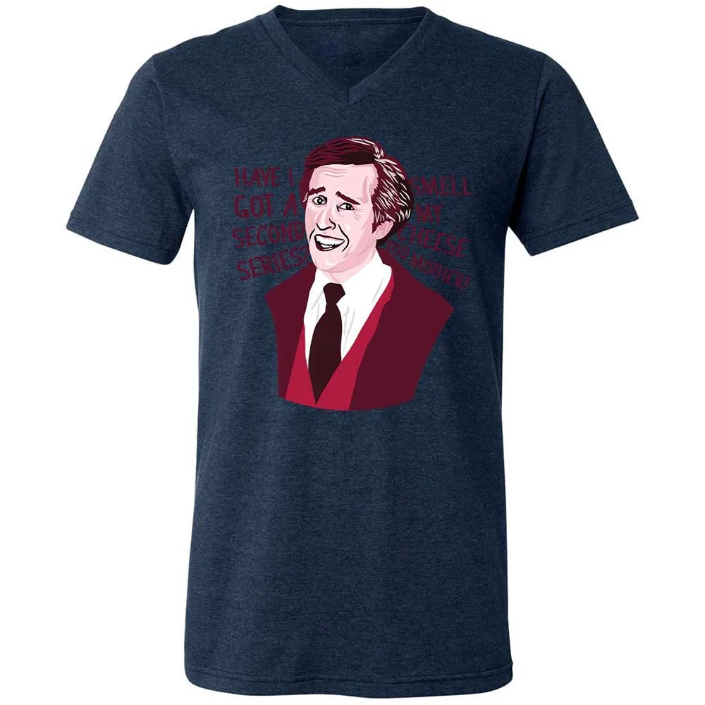 Unisex V-Neck T-Shirt - TTN1YEZG - Heather Navy - 13