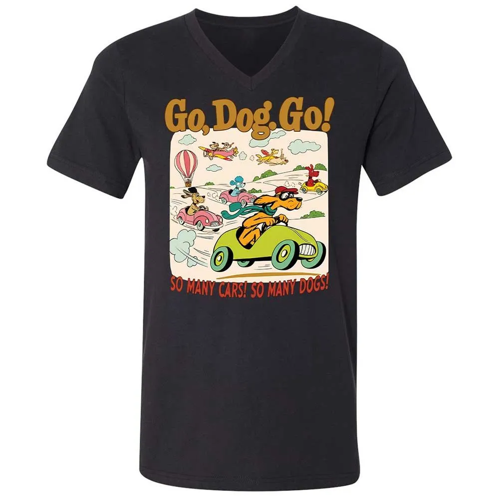 Unisex V-Neck T-Shirt - 1YXVMM7J - Black - 11