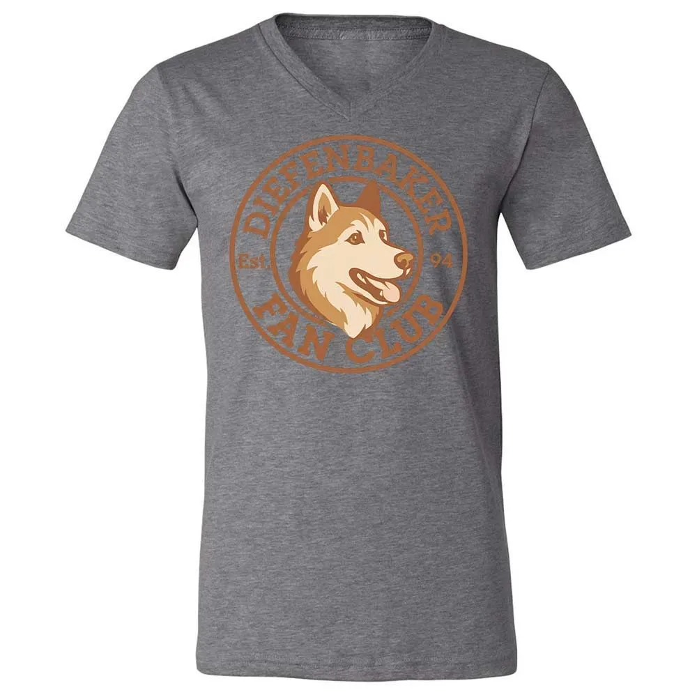 Unisex V-Neck T-Shirt - RFMCS77Z - Deep Heather - 9