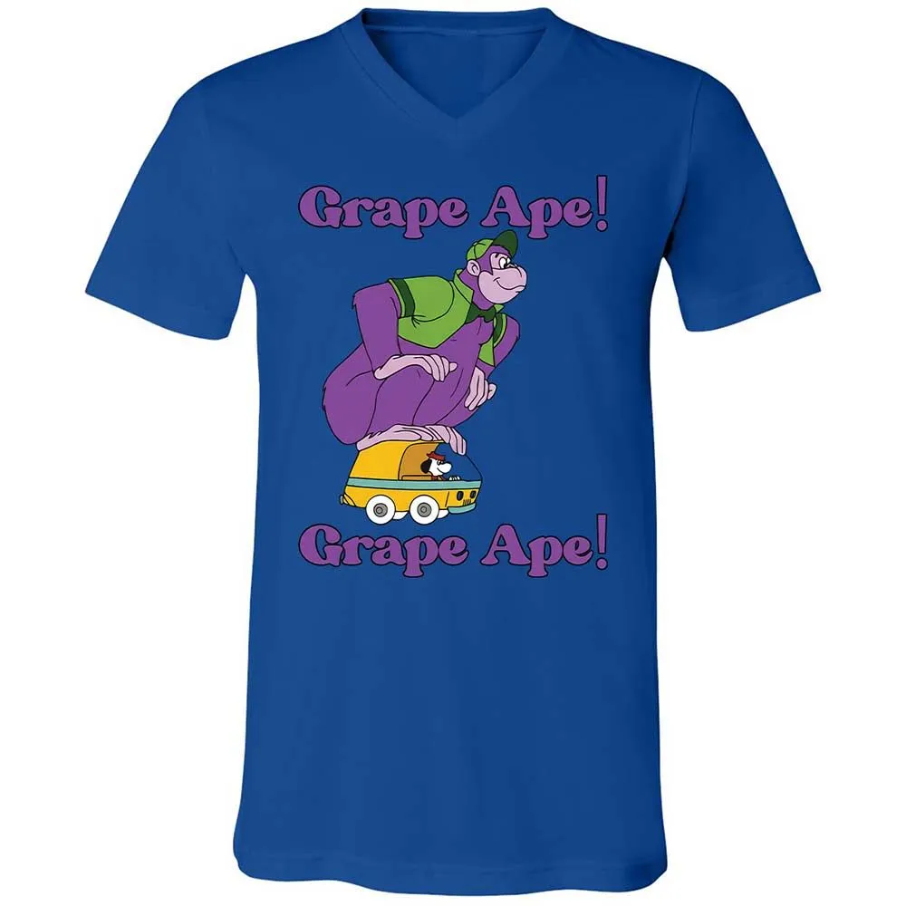 Unisex V-Neck T-Shirt - K4ML1NTP - True Royal - 3