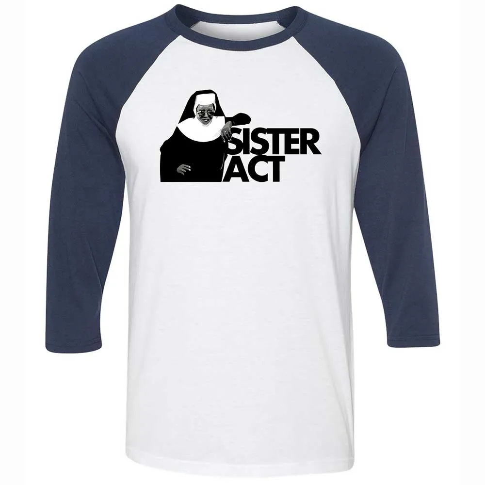 Unisex 3/4 Baseball Tee - BU32TJUS - White/Navy - 8