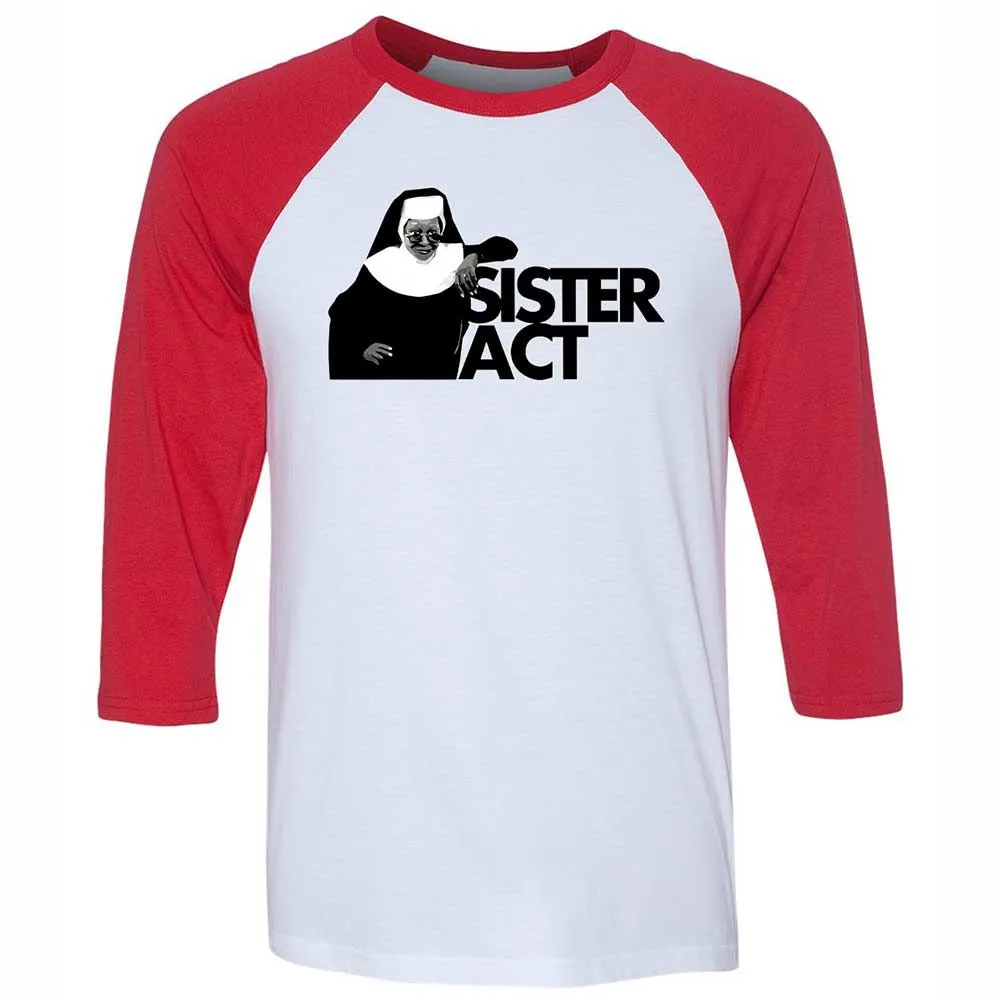 Unisex 3/4 Baseball Tee - BU32TJUS - White/Red - 9