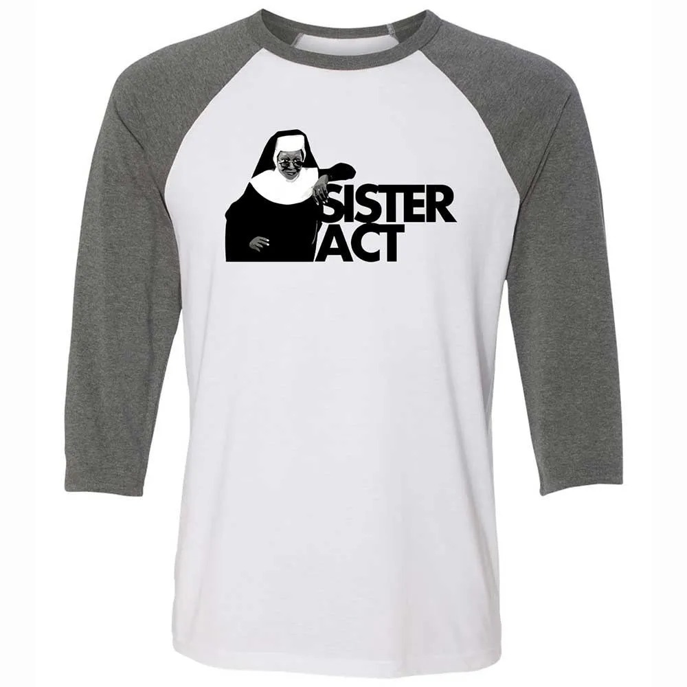 Unisex 3/4 Baseball Tee - BU32TJUS - White/Deep Heather - 11