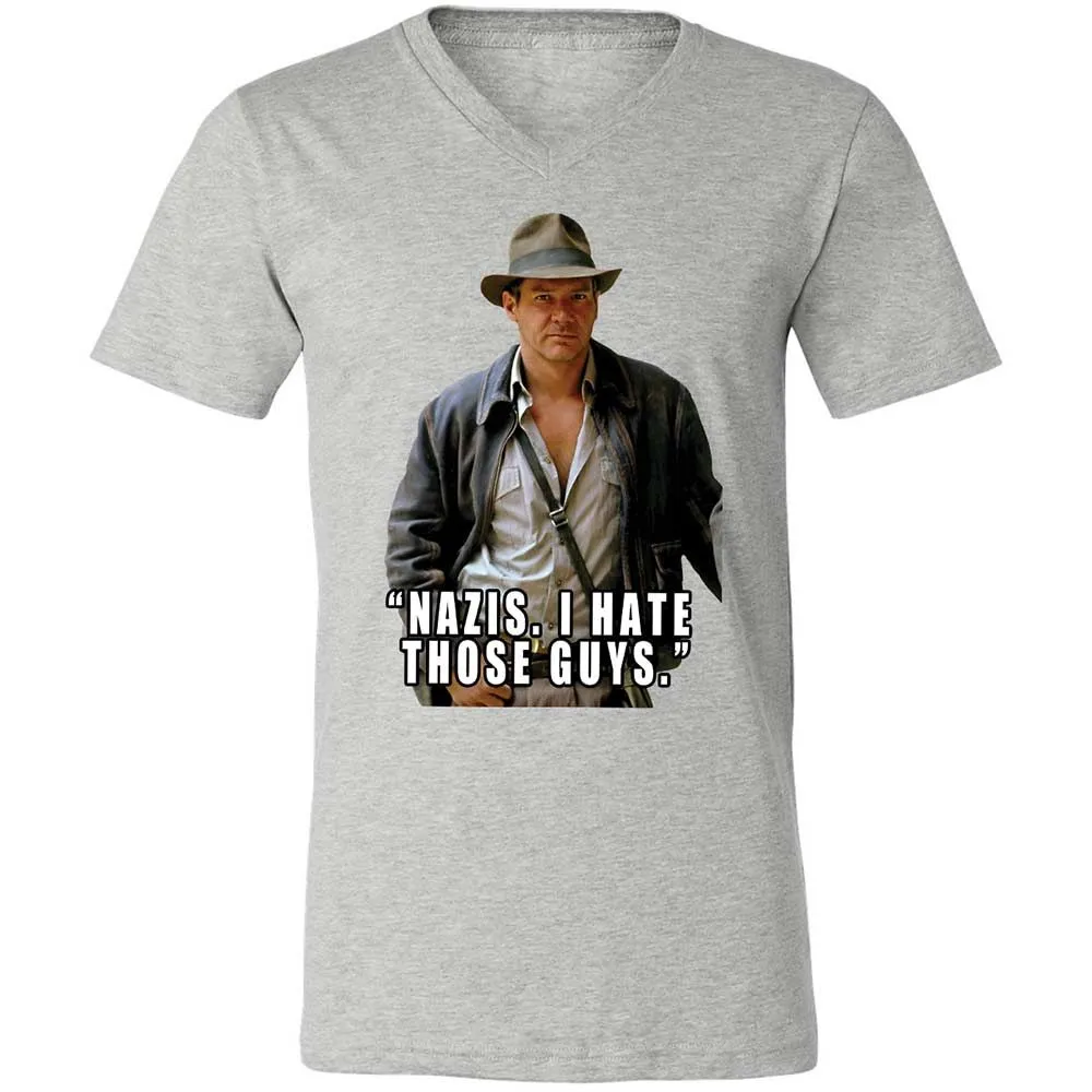Unisex V-Neck T-Shirt - 6XPY7FB8 - Athletic Heather - 2