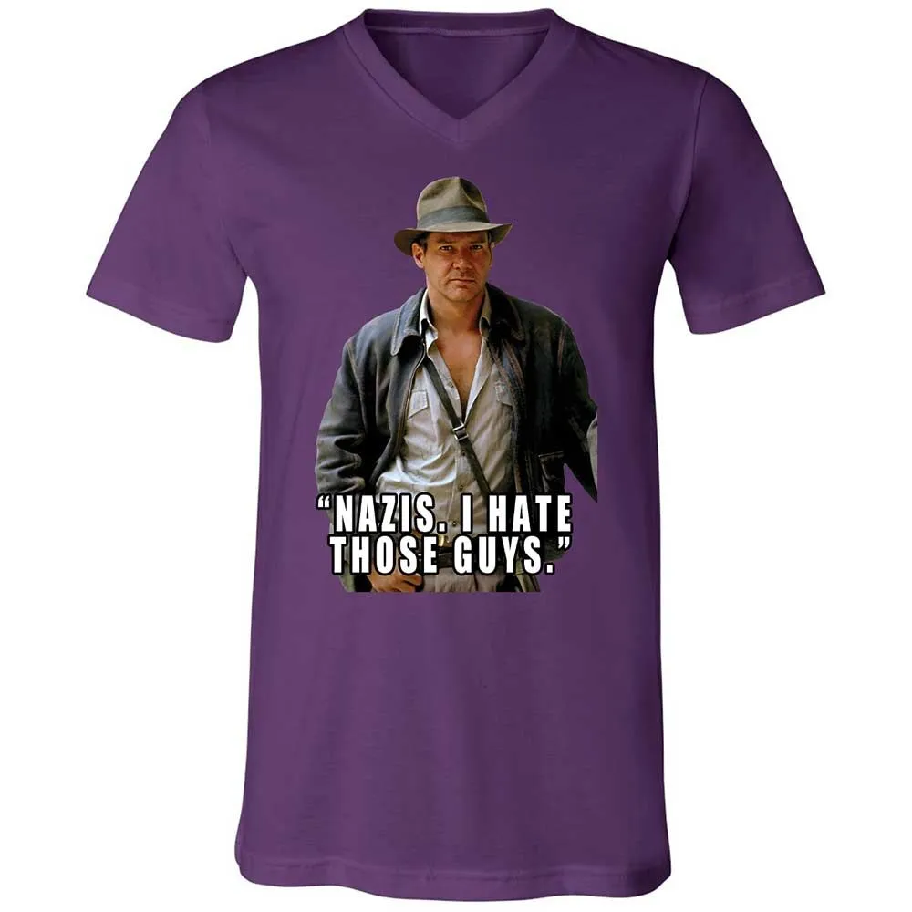 Unisex V-Neck T-Shirt - 6XPY7FB8 - Team Purple - 10
