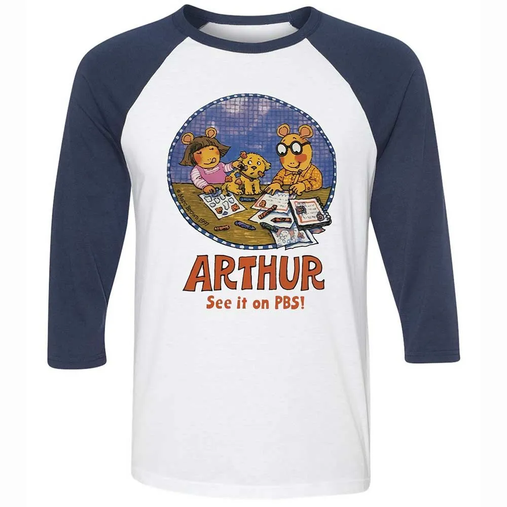 Arthur - White/Navy - 8