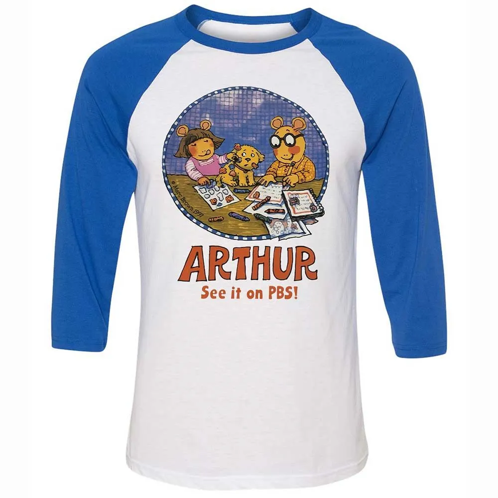 Arthur - White/True Royal - 10