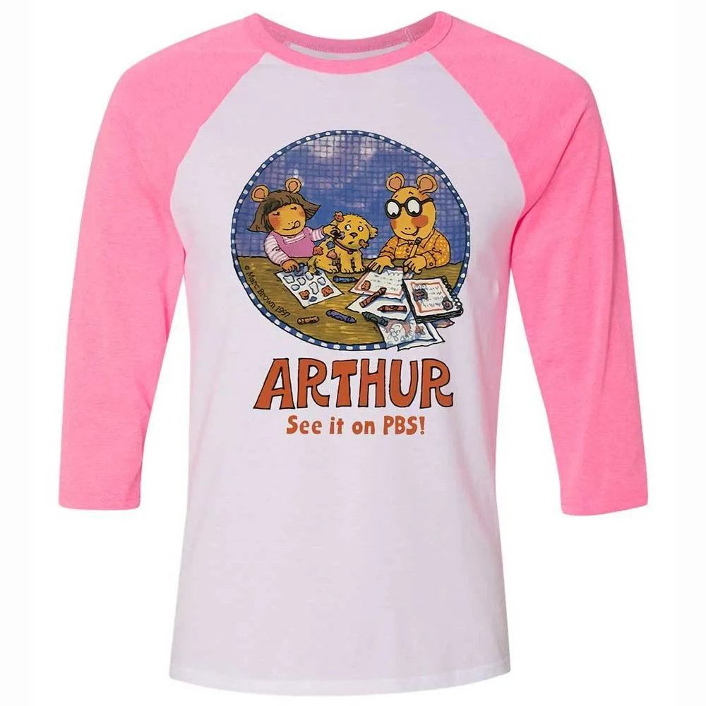 Arthur - White/Neon Pink - 12