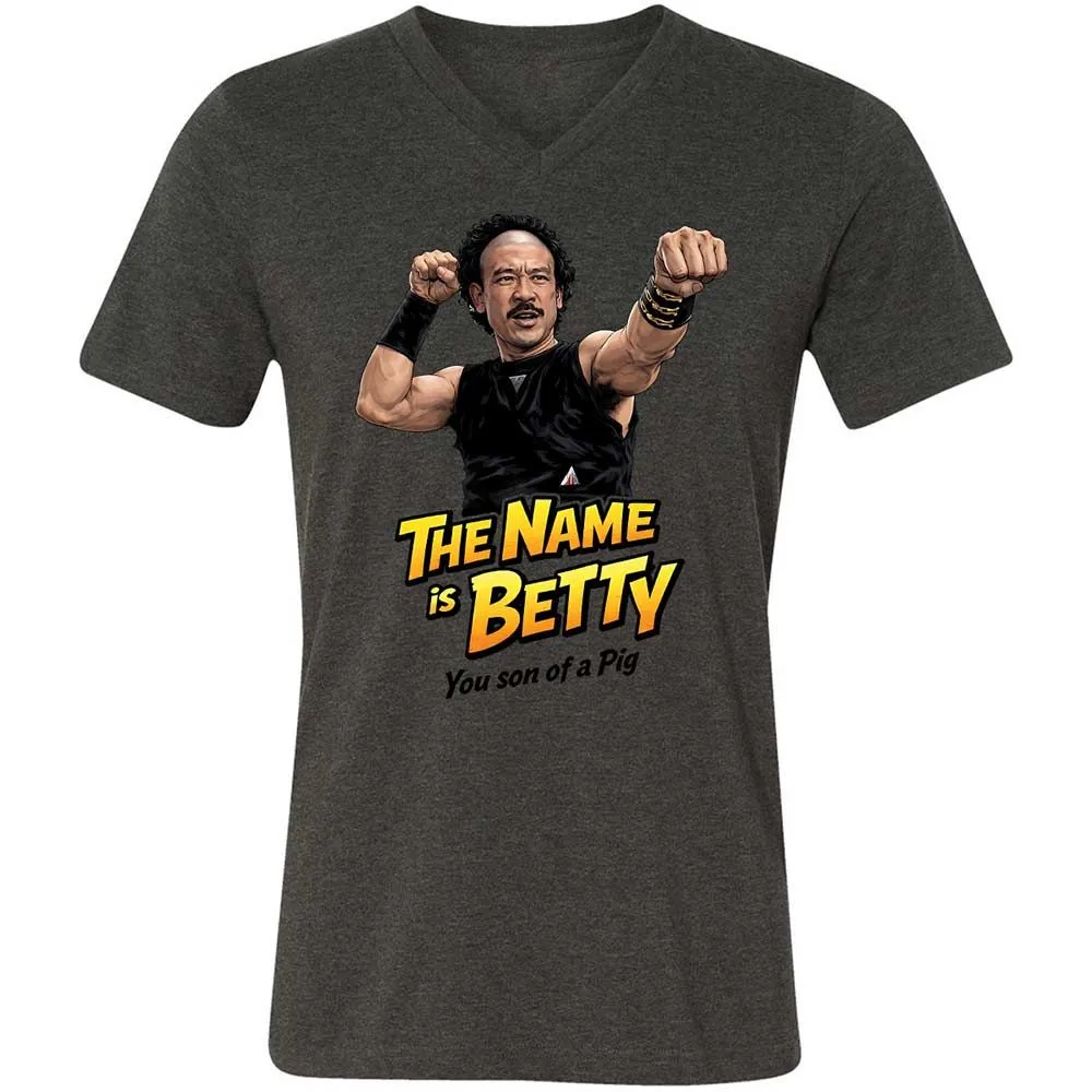 Unisex V-Neck T-Shirt - FEF82XHY - Dark Grey Heather - 8