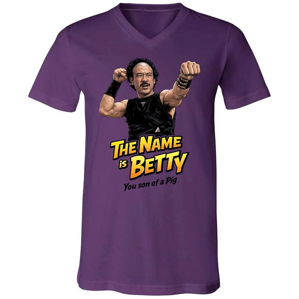 Unisex V-Neck T-Shirt - FEF82XHY - Team Purple - 10