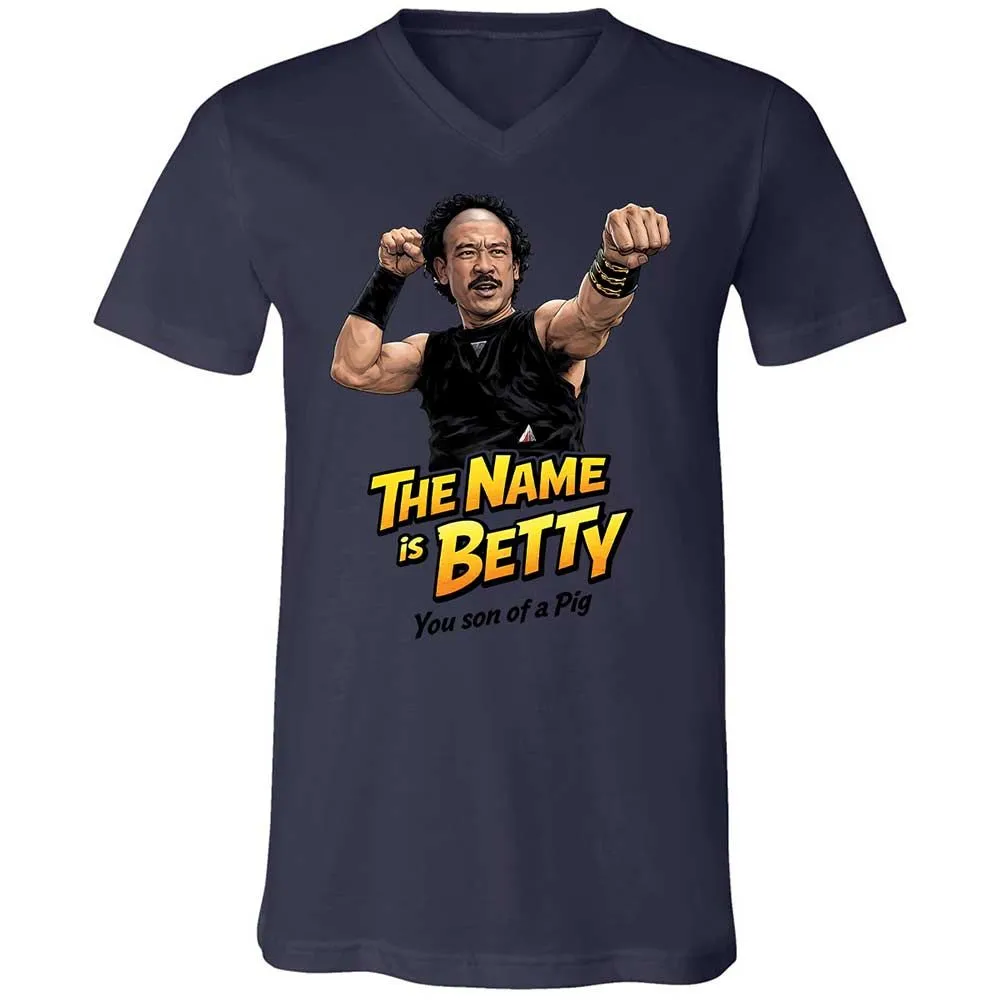 Unisex V-Neck T-Shirt - FEF82XHY - Navy - 12