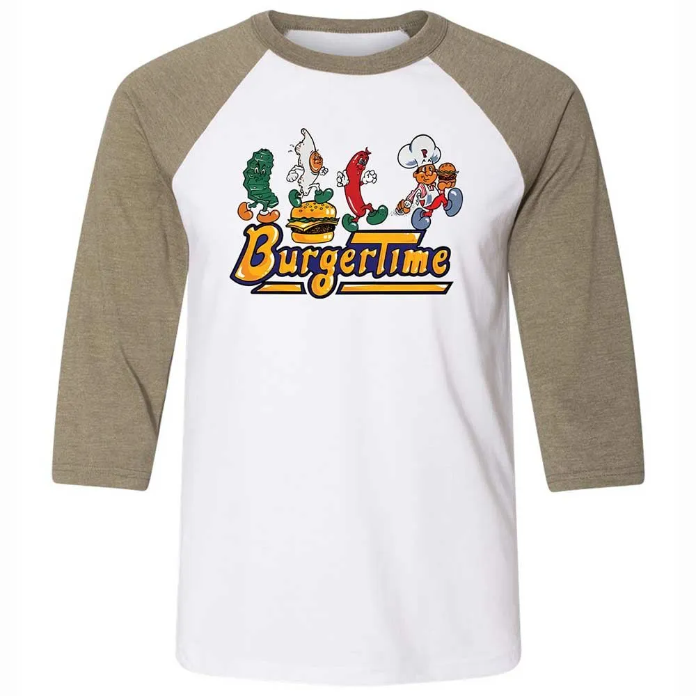 BurgerTime - White/Heather Olive - 4